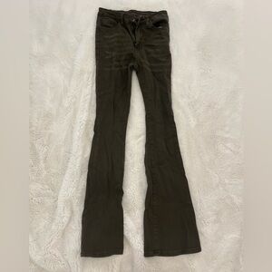 Dark Green Jeans For Women By Shein
